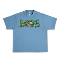 Pebble Blue love with shamrock Urban Heavy Tee - RanaPortraitStore