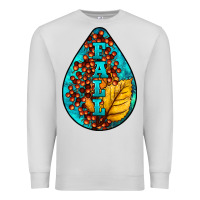 Dove Grey Fall Teardrop Premium Sweatshirt - LillyAllenDesigns