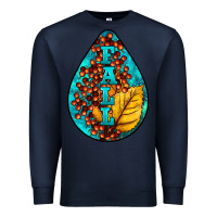 Navy Fall Teardrop Premium Sweatshirt - LillyAllenDesigns