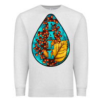 Oatmeal Heather Fall Teardrop Premium Sweatshirt - LillyAllenDesigns