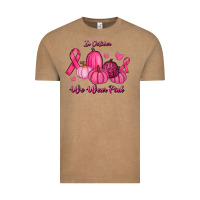 In October We Wear Pink Pumpkins Vintage Tee | Teevron