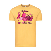 Vintage Mustard In October We Wear Pink Pumpkins Vintage Tee - RanaPortraitStore