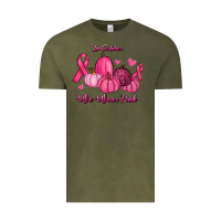 Vintage Olive In October We Wear Pink Pumpkins Vintage Tee - RanaPortraitStore