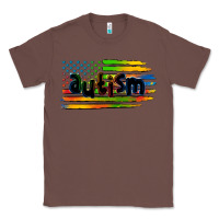 Chestnut autism american flag Classic Tee - Zillion Design Studio