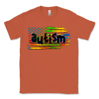 Copper autism american flag Classic Tee - Zillion Design Studio