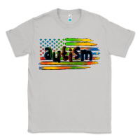 Moon Dust autism american flag Classic Tee - Zillion Design Studio