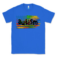 True Royal autism american flag Classic Tee - Zillion Design Studio