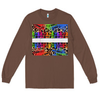 Chestnut Personalized crayons Long Sleeve Tee - texasbilliewilder