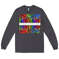 Smoke Personalized crayons Long Sleeve Tee - texasbilliewilder