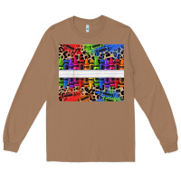 Toasted Coconut Personalized crayons Long Sleeve Tee - texasbilliewilder