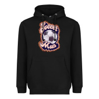 Black soccer mom Heavyweight Hoodie - JahusDesignShop