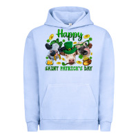 Pigment Grape Ice Happy Saint Patrick'S Day With Clover Urban Hoodie - BundleAndBundleShop