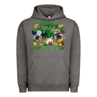 Pigment Tornado Happy Saint Patrick'S Day With Clover Urban Hoodie - BundleAndBundleShop
