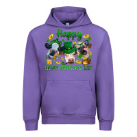 Tulip Happy Saint Patrick'S Day With Clover Urban Hoodie - BundleAndBundleShop