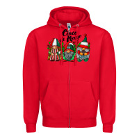 Red cinco de mayo mexican flag gnomes Zipper Hoodie - RacoonDesign