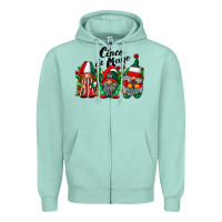 Seafoam cinco de mayo mexican flag gnomes Zipper Hoodie - RacoonDesign
