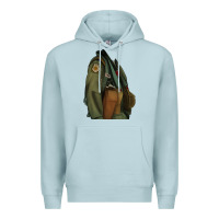 Blue Mist english pointer airforce Premium Hoodie - RanaPortraitStore