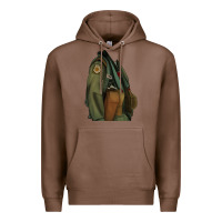 Chestnut english pointer airforce Premium Hoodie - RanaPortraitStore
