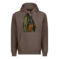 Coffee english pointer airforce Premium Hoodie - RanaPortraitStore