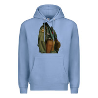 Colony Blue english pointer airforce Premium Hoodie - RanaPortraitStore