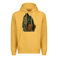 Mustard english pointer airforce Premium Hoodie - RanaPortraitStore