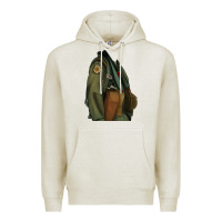 Oatmeal Heather english pointer airforce Premium Hoodie - RanaPortraitStore