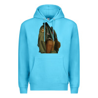 Ocean Blue english pointer airforce Premium Hoodie - RanaPortraitStore