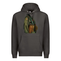 Smoke english pointer airforce Premium Hoodie - RanaPortraitStore