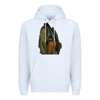 White english pointer airforce Premium Hoodie - RanaPortraitStore