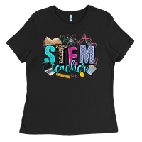 Black stem teacher Ladies Tee - AdoDesignShop