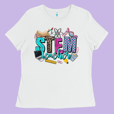 Stem Teacher Ladies Tee Designed By Adodesignshop