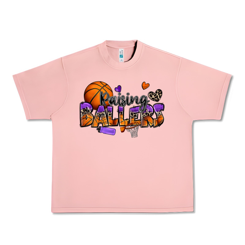 Raising Ballers Basketball Urban Heavy Tee by Zillion Design Studio | Teevron