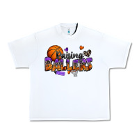 White raising ballers basketball Urban Heavy Tee - Zillion Design Studio
