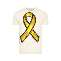 Vintage Arctic Gold Cancer ribbon Vintage Tee - RanaPortraitStore