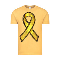 Vintage Mustard Gold Cancer ribbon Vintage Tee - RanaPortraitStore
