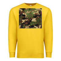 Lemon camouflage glitter Premium Sweatshirt - BarkalooDesign