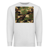 Oatmeal Heather camouflage glitter Premium Sweatshirt - BarkalooDesign