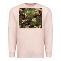 Pale Pink camouflage glitter Premium Sweatshirt - BarkalooDesign