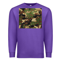 Purple camouflage glitter Premium Sweatshirt - BarkalooDesign