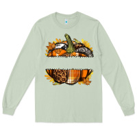 Matcha Personalized Fall Pumpkin Long Sleeve Tee - texasbilliewilder