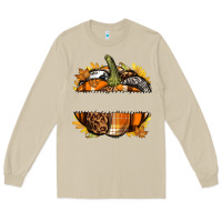 Mushroom Personalized Fall Pumpkin Long Sleeve Tee - texasbilliewilder
