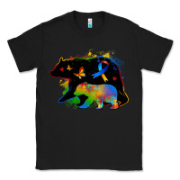 Black autism mama bear Classic Tee - Zillion Design Studio