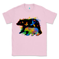 Bubblegum Pink autism mama bear Classic Tee - Zillion Design Studio