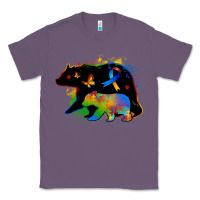 Lavender autism mama bear Classic Tee - Zillion Design Studio