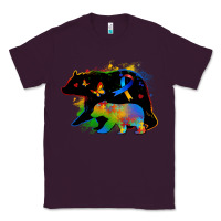 Plum autism mama bear Classic Tee - Zillion Design Studio
