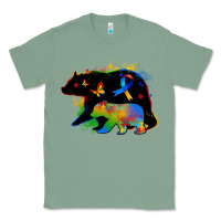 Sage autism mama bear Classic Tee - Zillion Design Studio