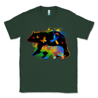 Sports Green autism mama bear Classic Tee - Zillion Design Studio