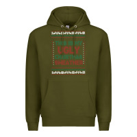 Army Green this is my ugly christmas Premium Hoodie - MaliasSmallBusiness