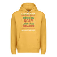 Mustard this is my ugly christmas Premium Hoodie - MaliasSmallBusiness
