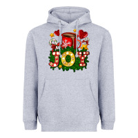 Heather Grey christmas joy coffee and candies Heavyweight Hoodie - AdoDesignShop